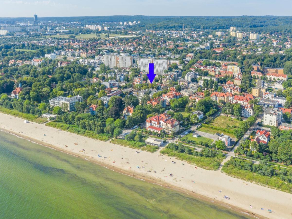 Ferienwohnung Sopot Grunwaldzka - Parkowa Blisko Plazy Exterior foto